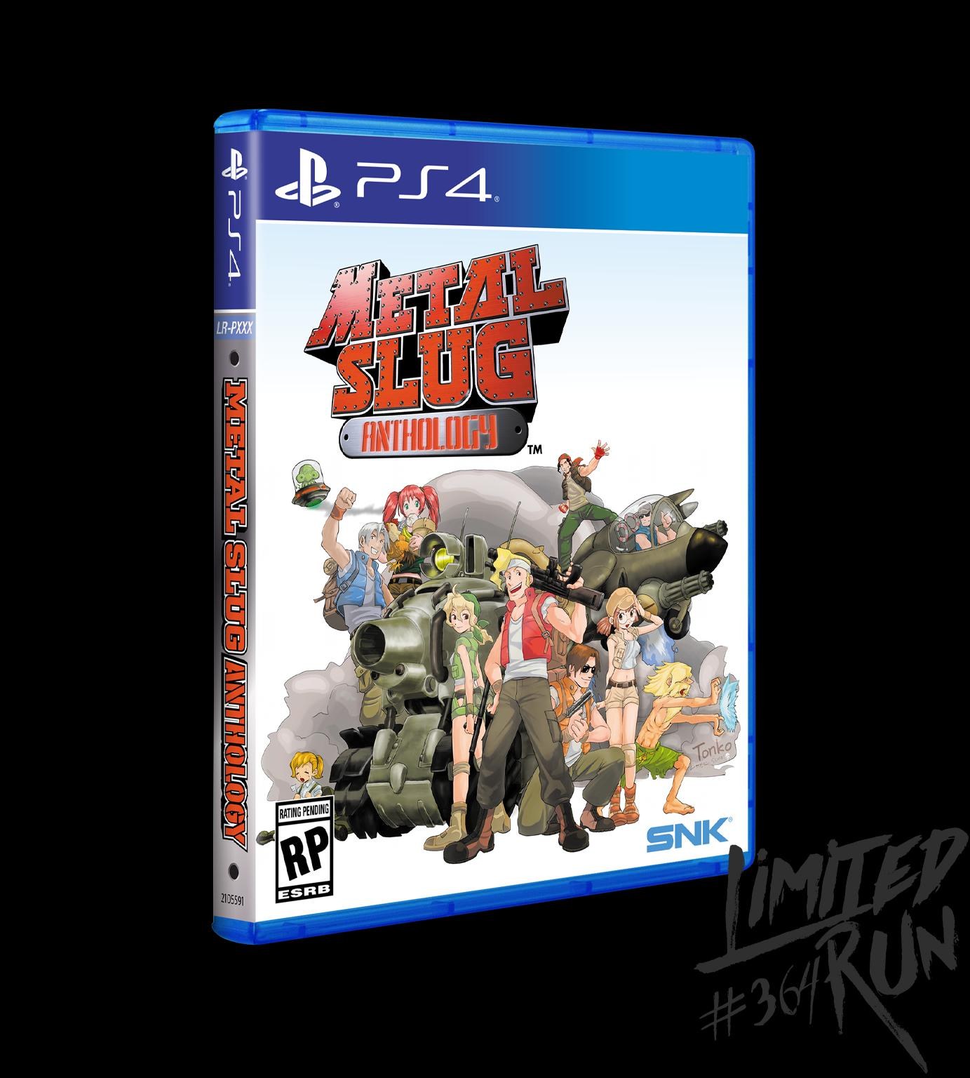 Portada de Metal Slug Anthology para PS4 (NTSC USA)