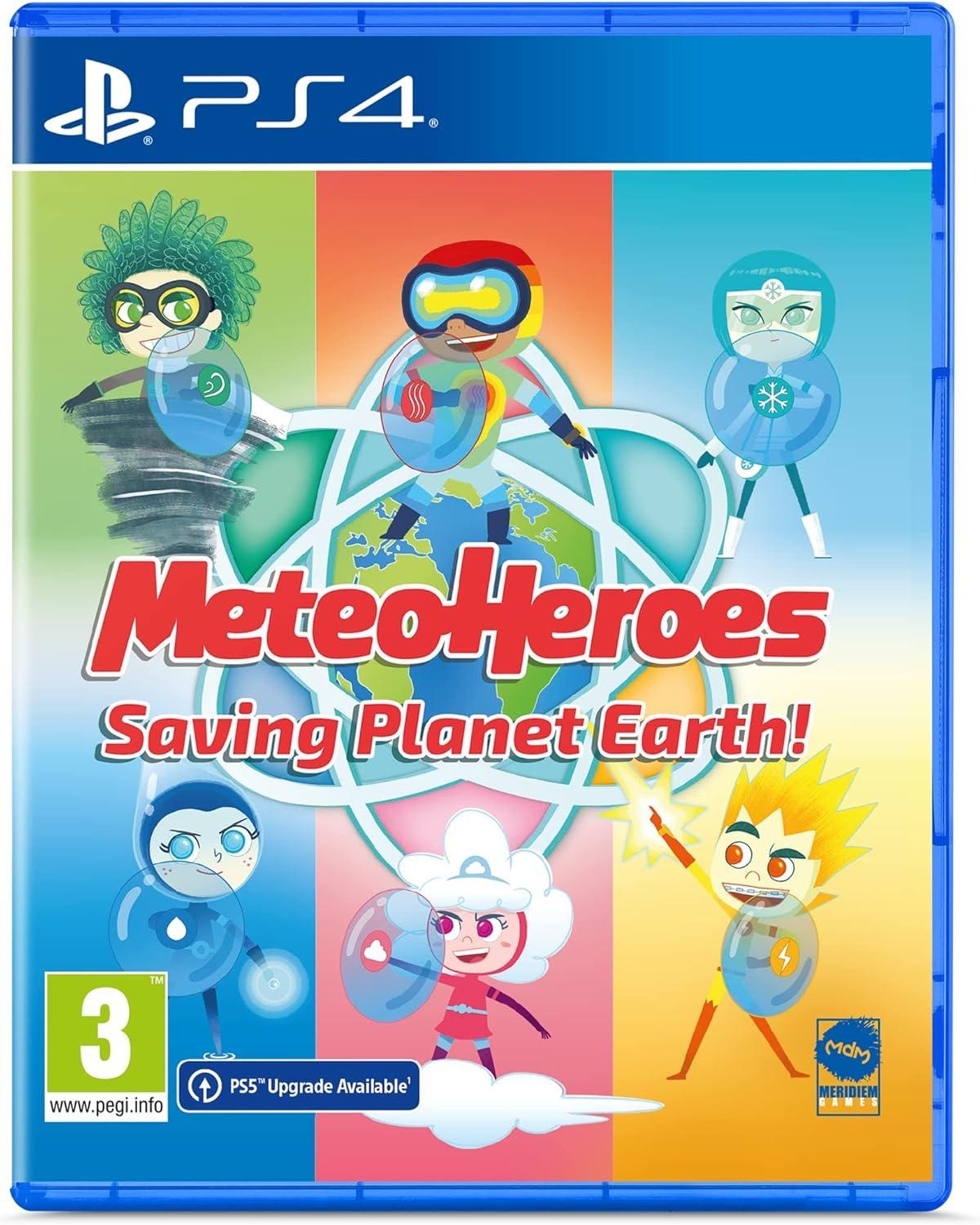 Portada de MeteoHeroes: Saving Planet Earth para PS4 (PAL España)