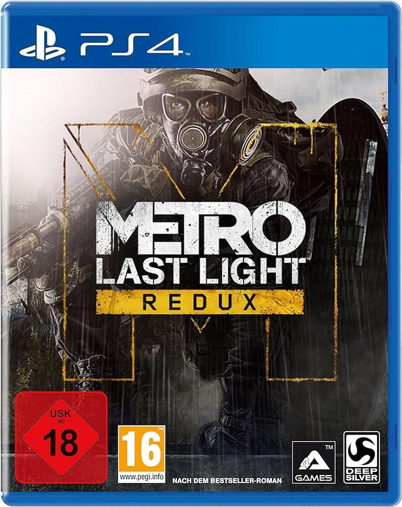 Portada de Metro: Last Light Redux para PS4 (PAL España)