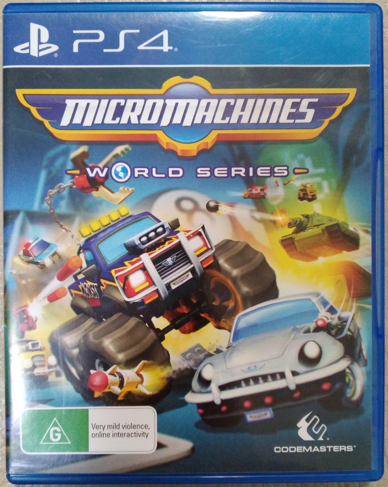 Portada de Micro Machines World Series para PS4 (PAL España)