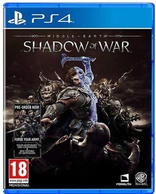 Portada de Middle-Earth Shadow of War para PS4 (PAL España)