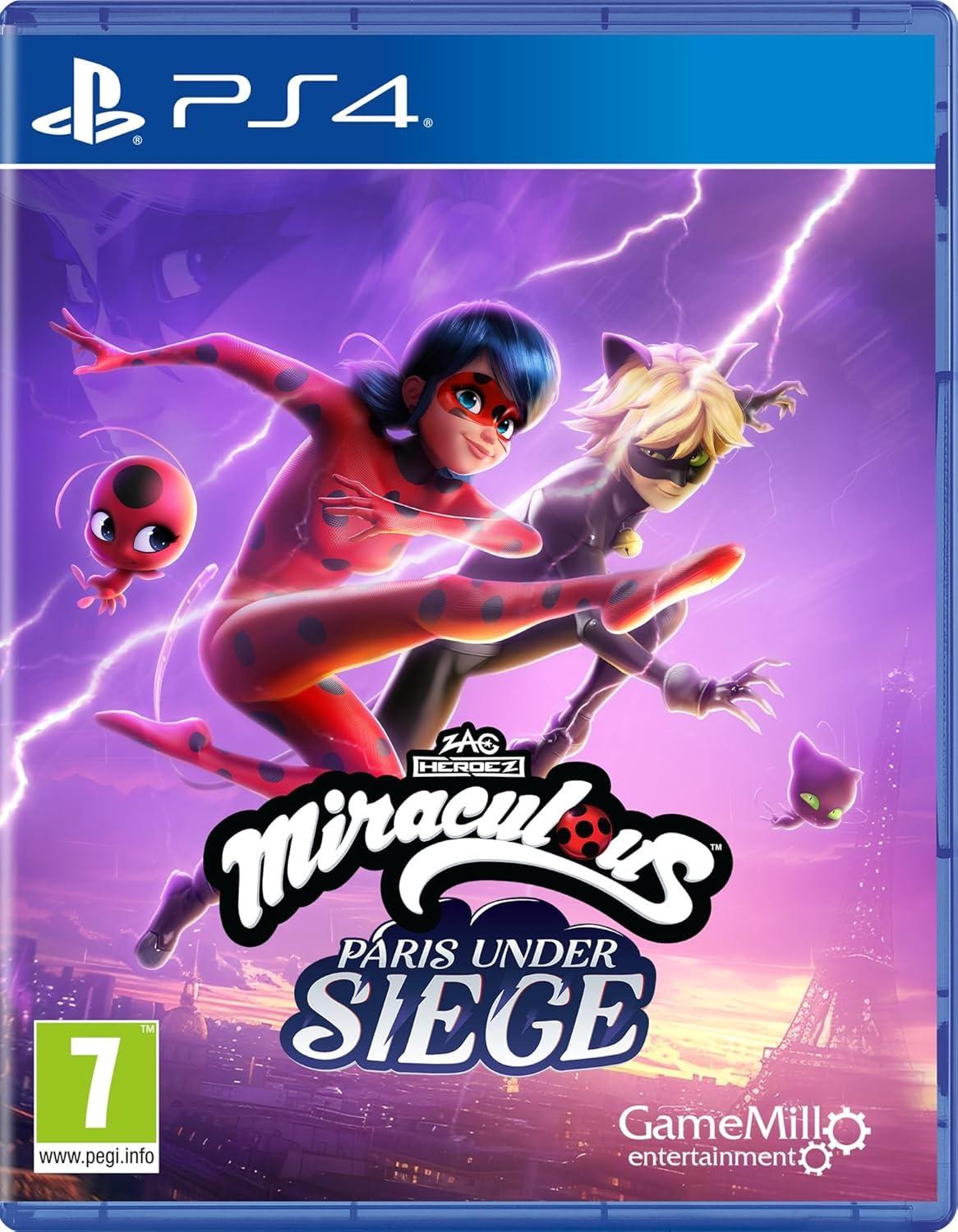 Portada de Miraculous: Paris Under Siege para PS4 (PAL España)