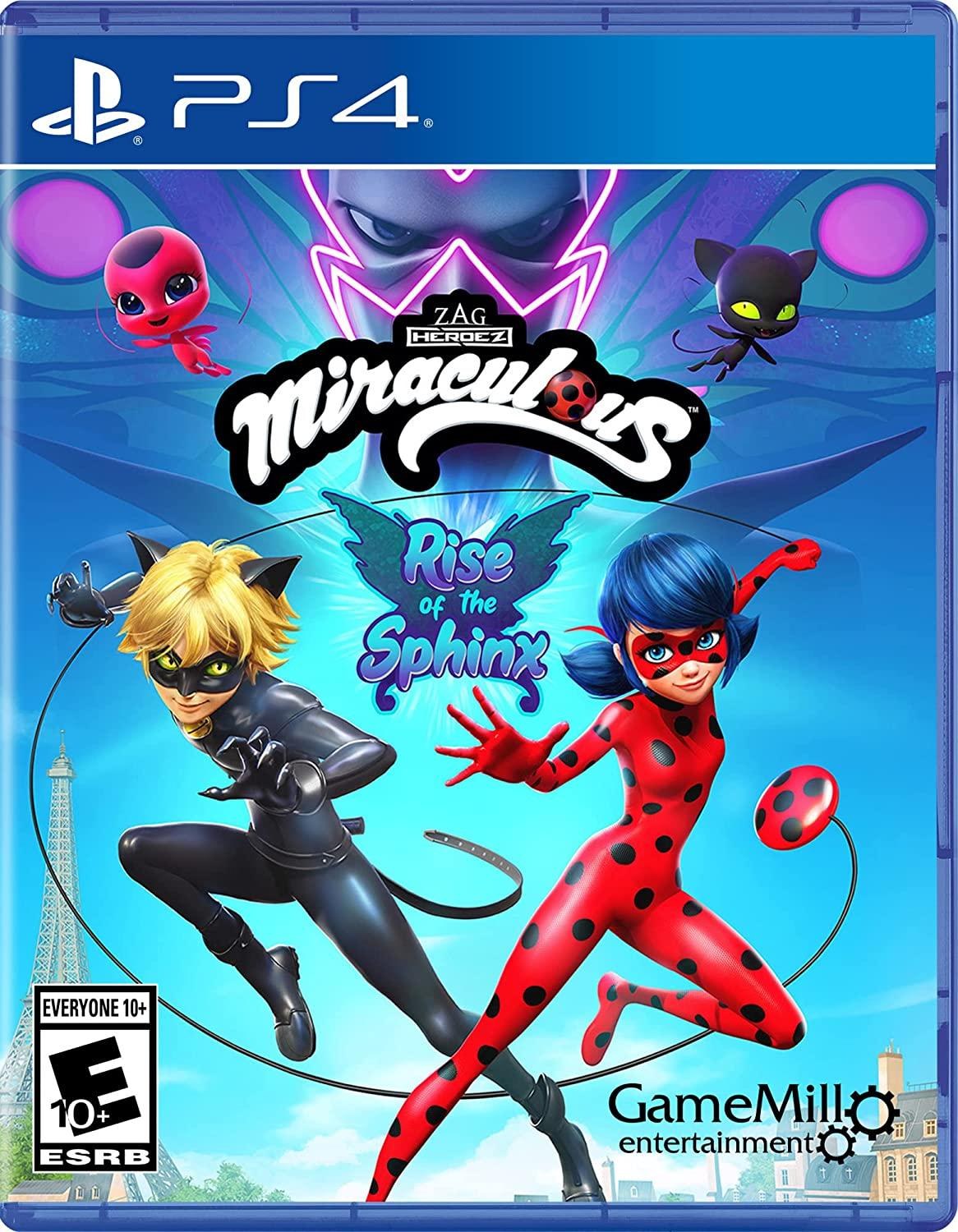 Portada de Miraculous Rise of the Sphinx para PS4 (NTSC USA)