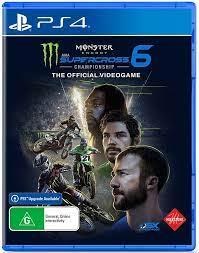 Portada de Monster Energy Supercross 6 para PS4 (PAL España)