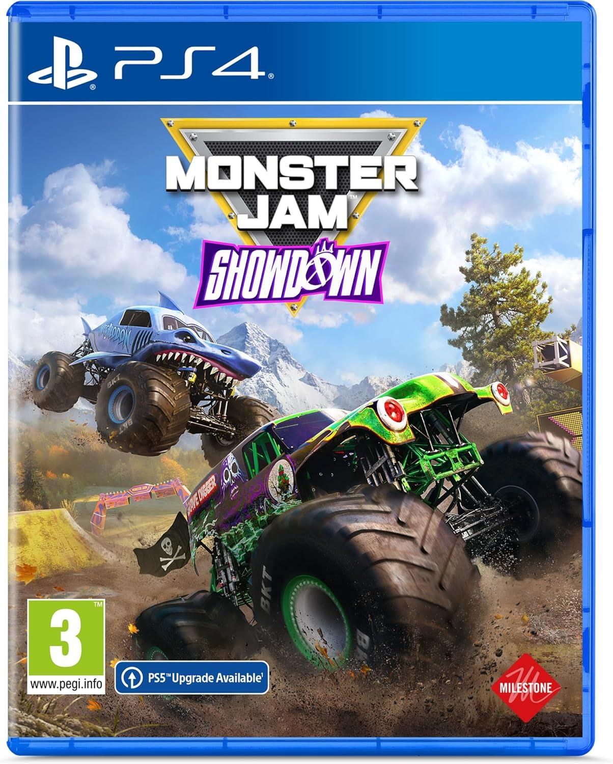 Portada de Monster Jam Showdown para PS4 (PAL España)
