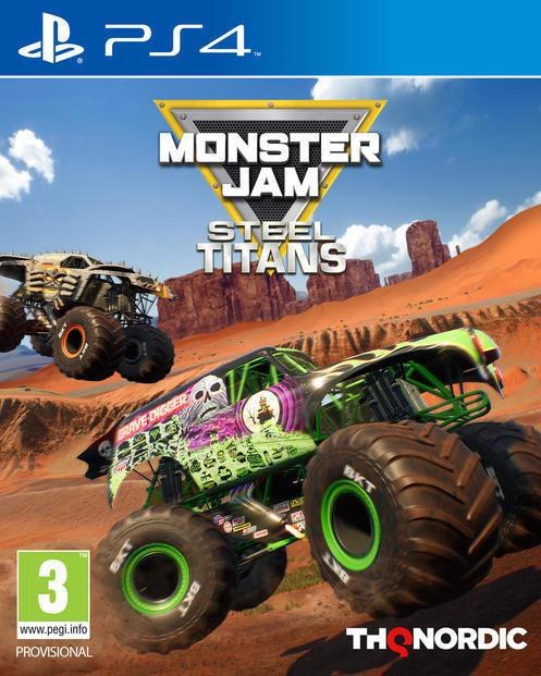 Portada de Monster Jam: Steel Titans para PS4 (PAL España)