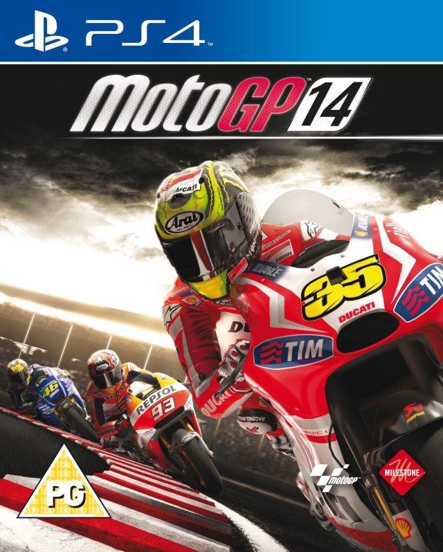 Portada de MotoGP 14 para PS4 (PAL España)