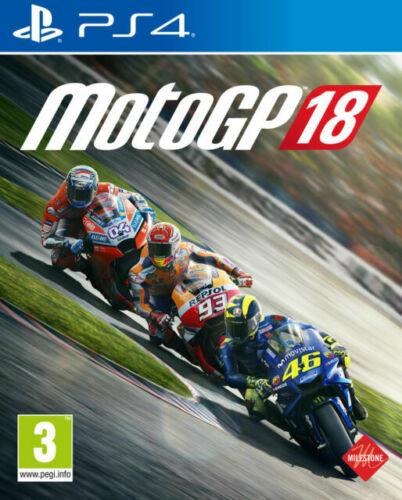 Portada de MotoGP 18 para PS4 (PAL España)