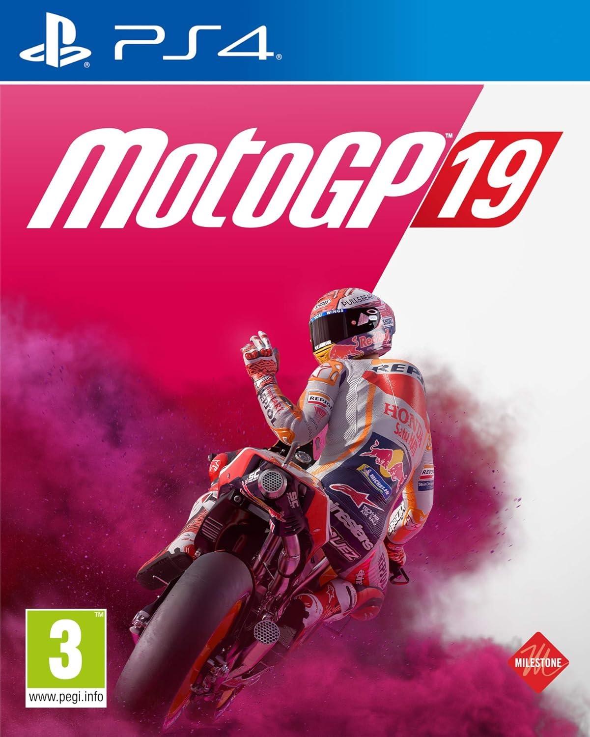 Portada de MotoGP 19 para PS4 (PAL España)