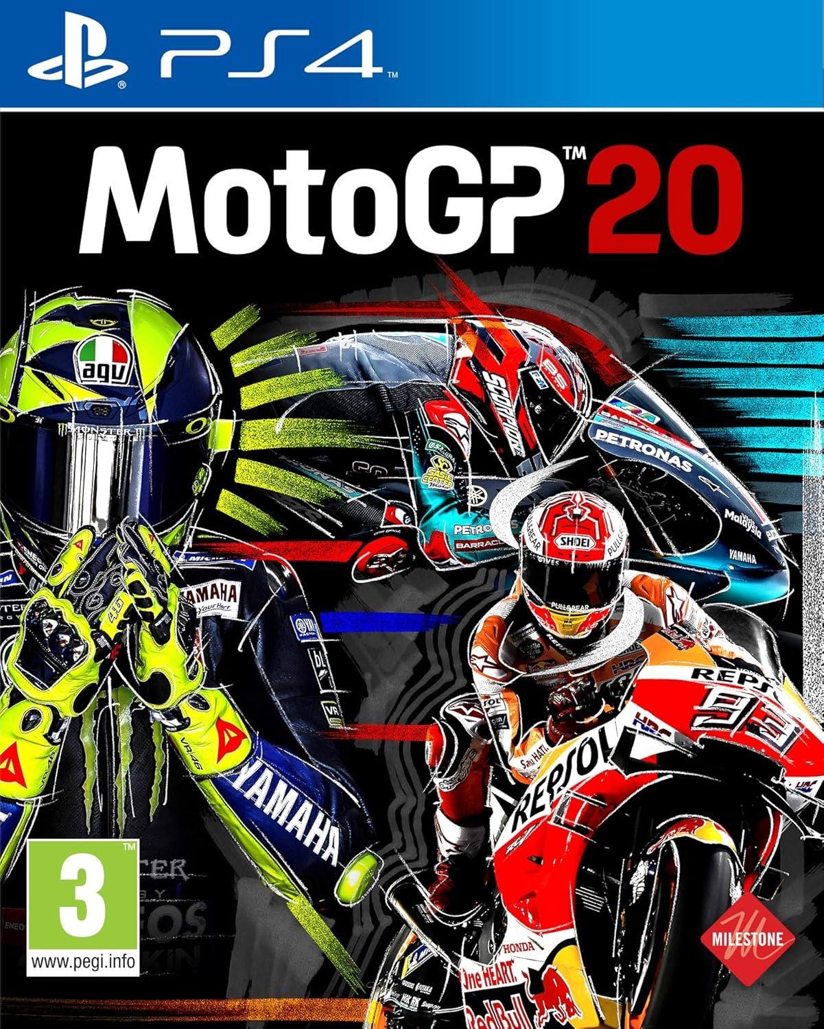 Portada de MotoGP 20 para PS4 (PAL España)