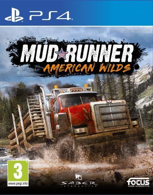 Portada de MudRunner American Wilds para PS4 (PAL España)