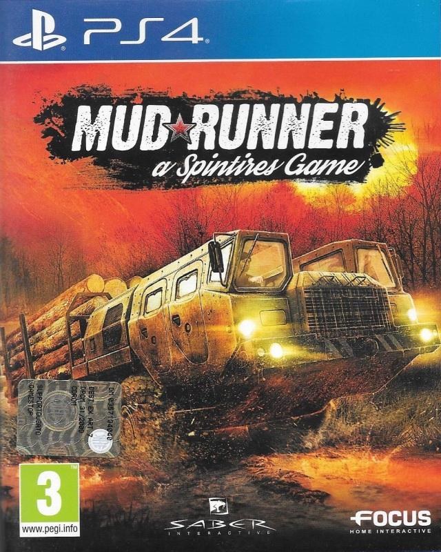 Portada de MudRunner para PS4 (PAL España)