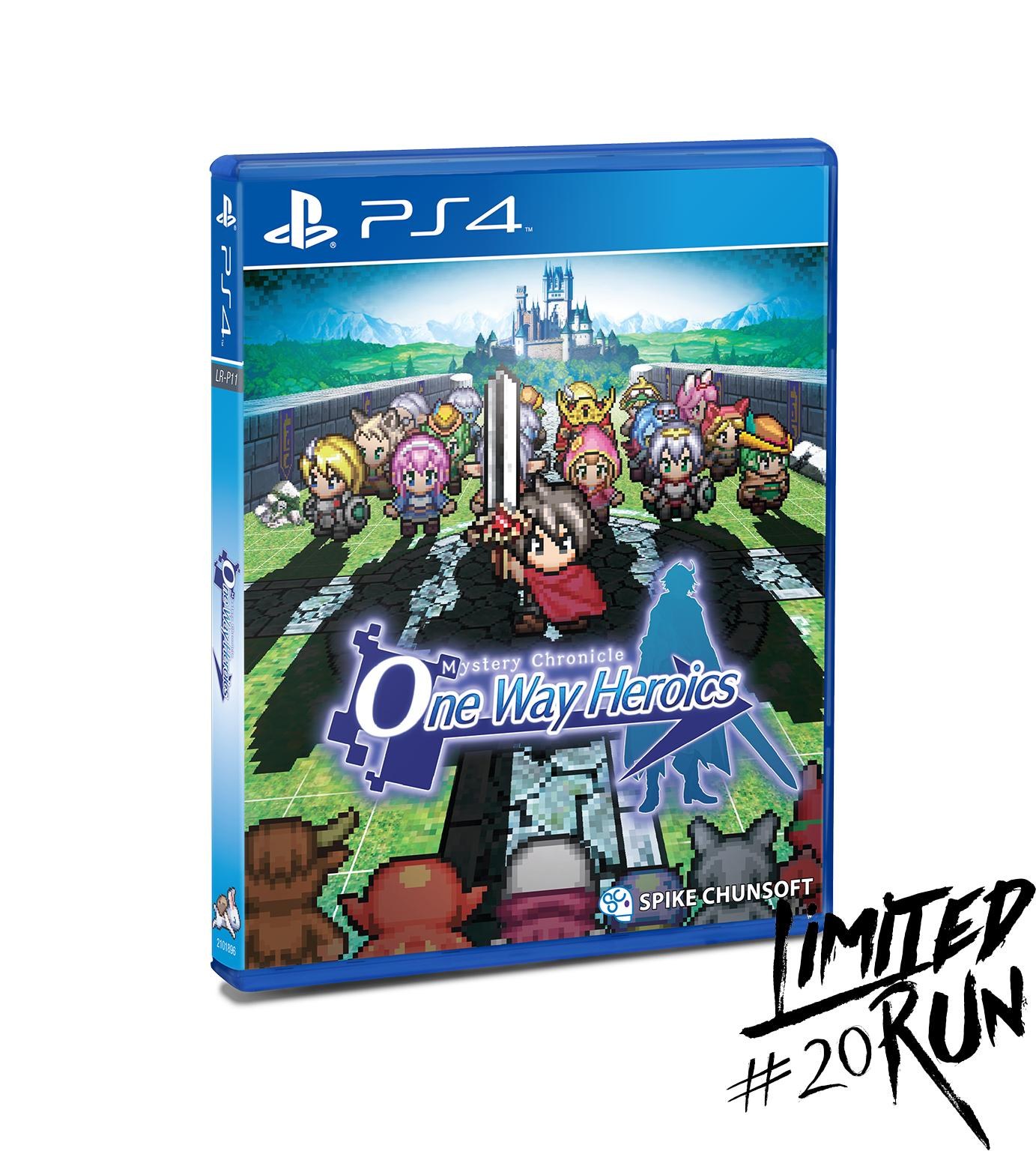 Portada de Mystery Chronicle One Way Heroics para PS4 (NTSC USA)