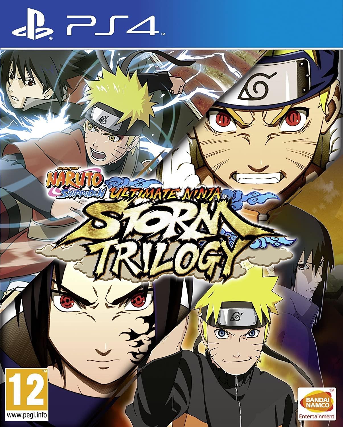 Portada de Naruto Shippuden: Ultimate Ninja Storm Trilogy para PS4 (PAL España)
