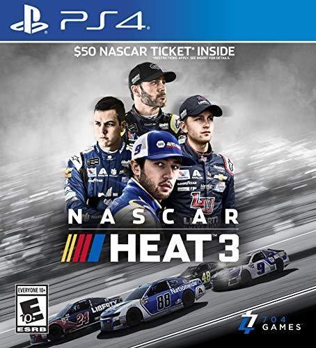 Portada de NASCAR Heat 3 para PS4 (PAL España)