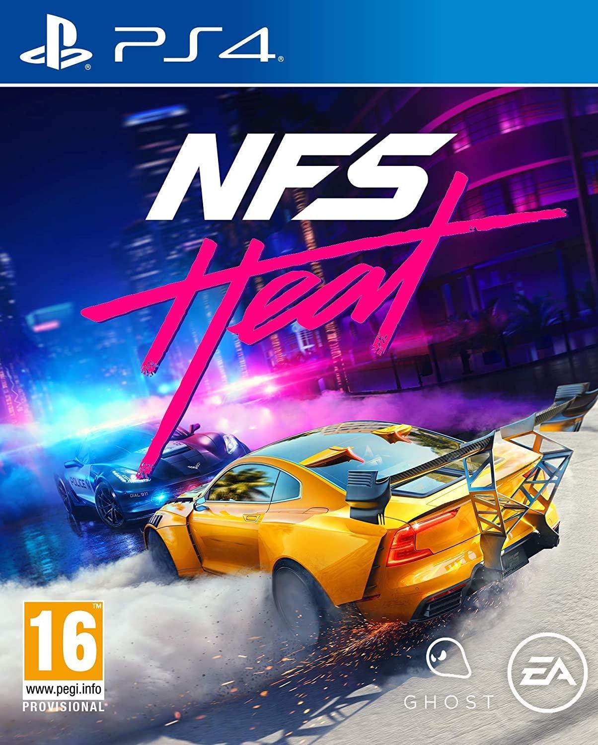 Portada de Need for Speed Heat para PS4 (PAL España)