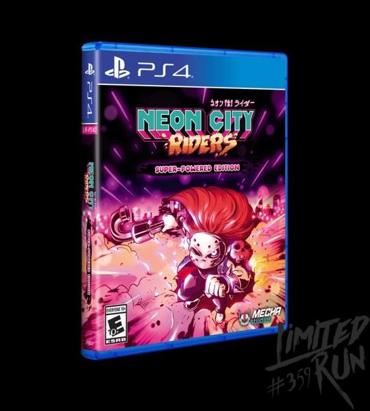 Portada de Neon City Riders para PS4 (NTSC USA)