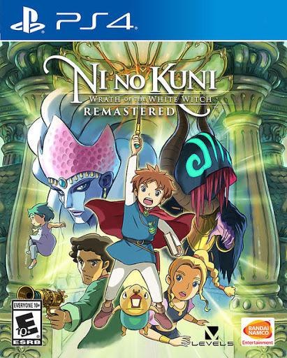 Portada de Ni no Kuni: Wrath of the White Witch Remastered para PS4 (NTSC USA)