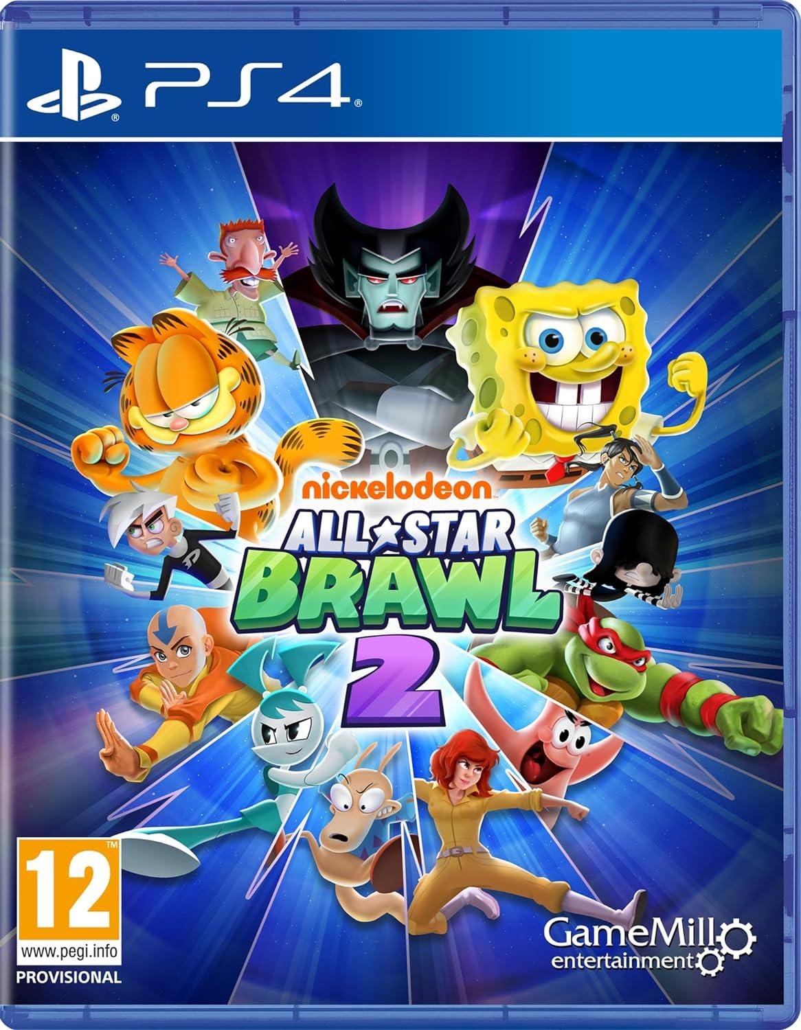 Portada de Nickelodeon All-Star Brawl 2 para PS4 (PAL España)