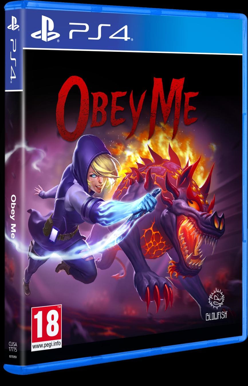 Portada de Obey Me para PS4 (PAL España)