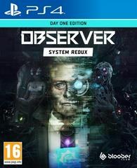 Portada de Observer System Redux para PS4 (PAL España)
