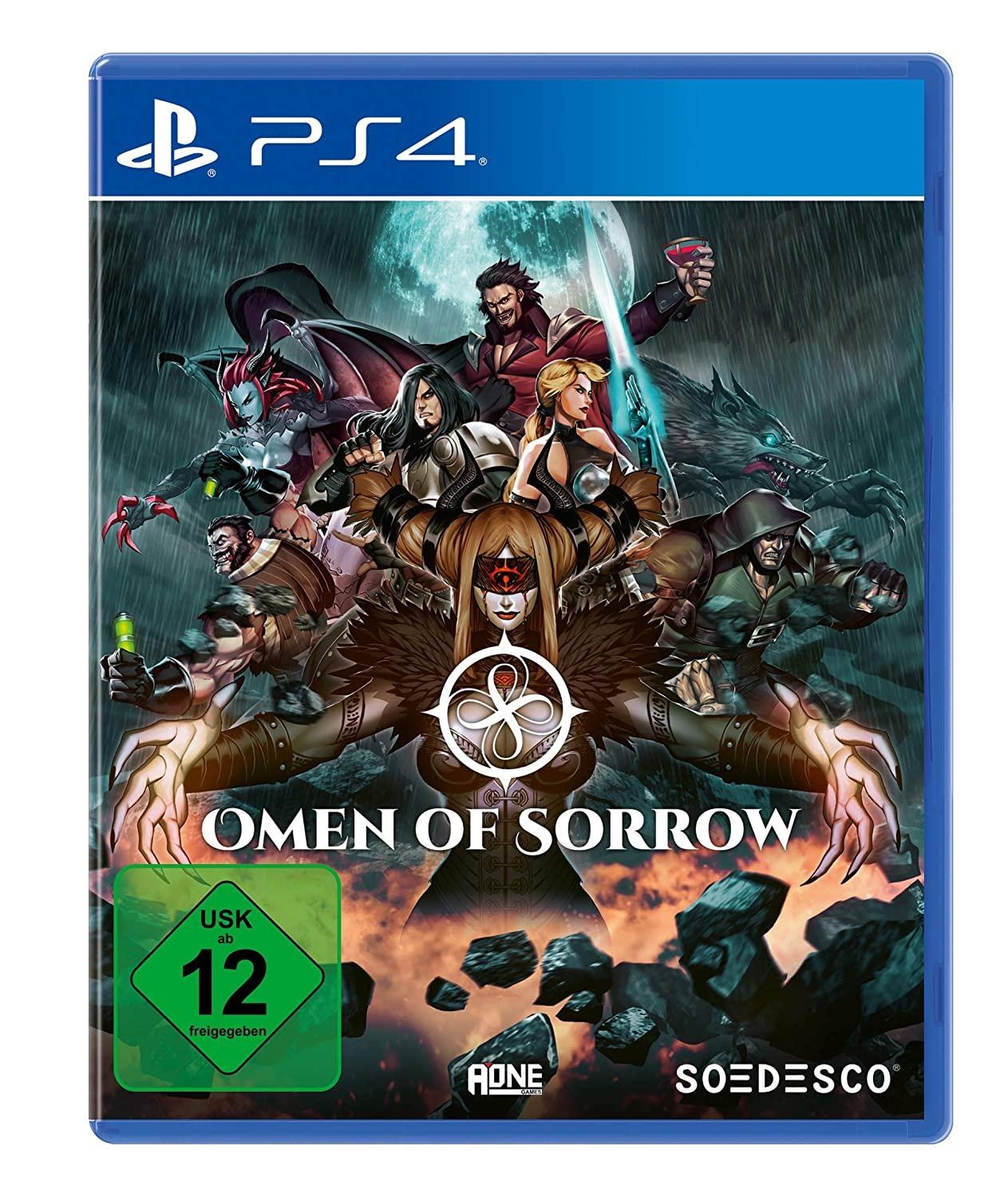 Portada de Omen of Sorrow para PS4 (PAL España)