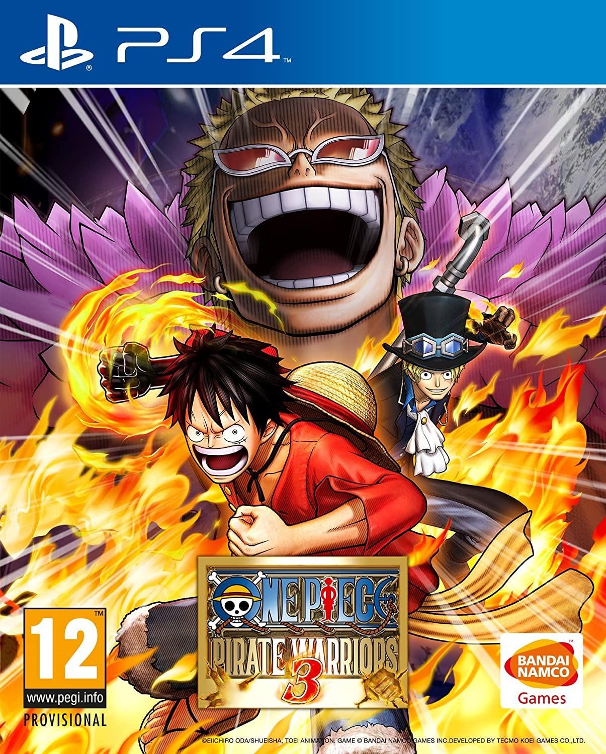 Portada de One Piece Pirate Warriors 3 para PS4 (PAL España)