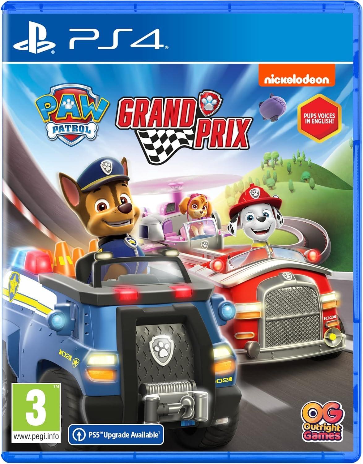Portada de Paw Patrol Grand Prix para PS4 (PAL España)