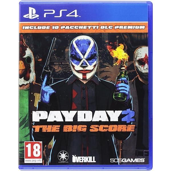 Portada de Payday 2: The Big Score para PS4 (PAL España)