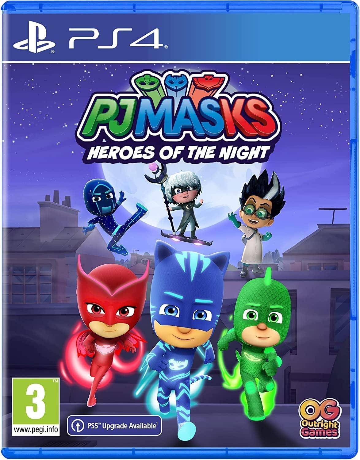 Portada de PJ Masks: Heroes of The Night para PS4 (PAL España)