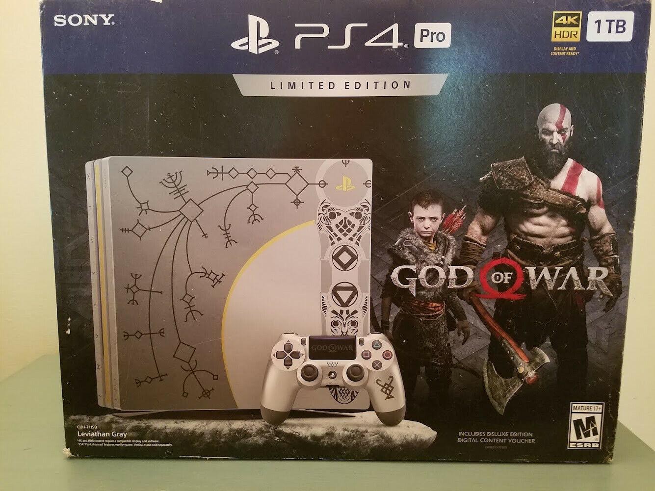 Portada de Playstation 4 1TB God of War Console para PS4 (NTSC USA)
