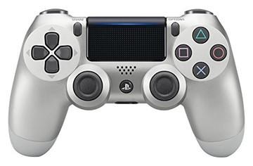Portada de Playstation 4 Dualshock 4 Silver Controller para PS4 (NTSC USA)
