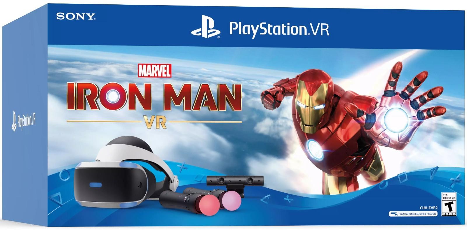 Portada de Playstation VR Marvel's Iron Man VR Bundle para PS4 (NTSC USA)
