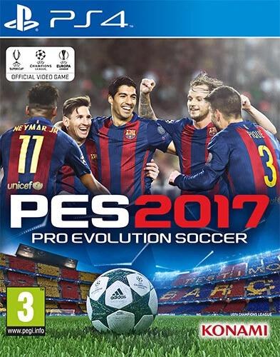 Portada de Pro Evolution Soccer 2017 para PS4 (PAL España)