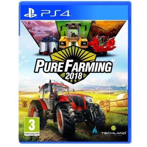 Portada de Pure Farming 2018 para PS4 (PAL España)