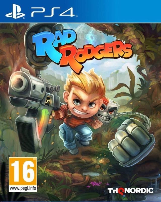 Portada de Rad Rogers para PS4 (PAL España)