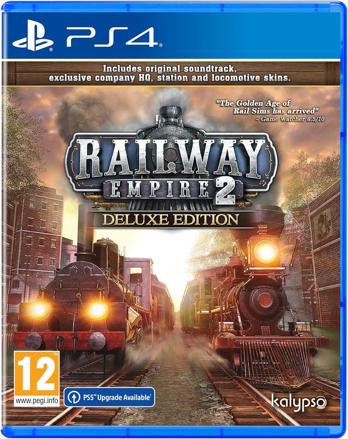 Portada de Railway Empire 2: Deluxe Edition para PS4 (PAL España)