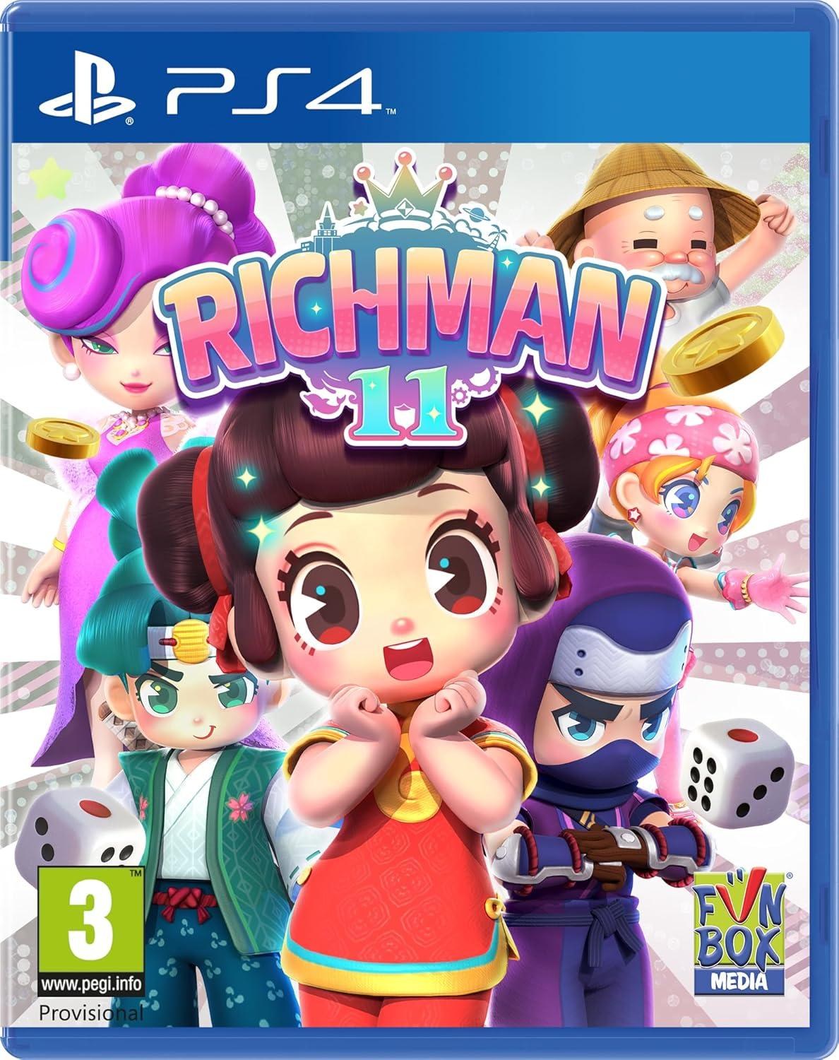 Portada de Richman 11 para PS4 (PAL España)
