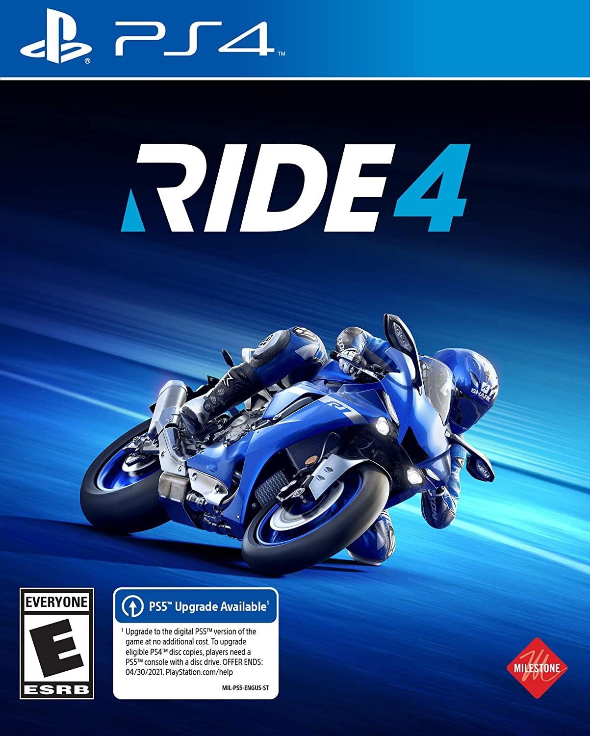 Portada de Ride 4 para PS4 (NTSC USA)