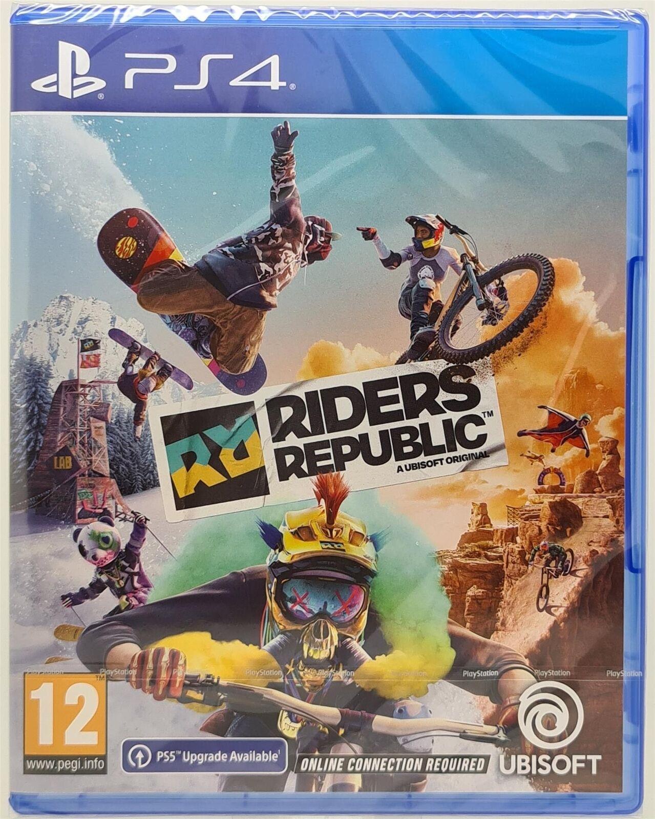 Portada de Riders Republic para PS4 (PAL España)