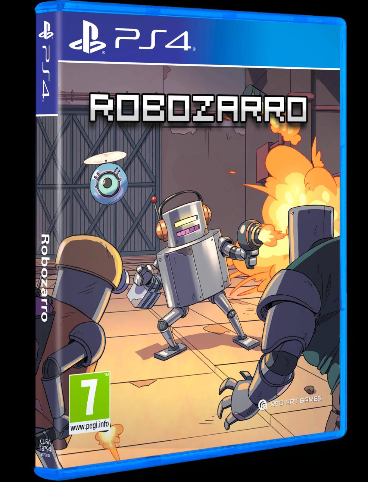 Portada de Robozarro para PS4 (PAL España)