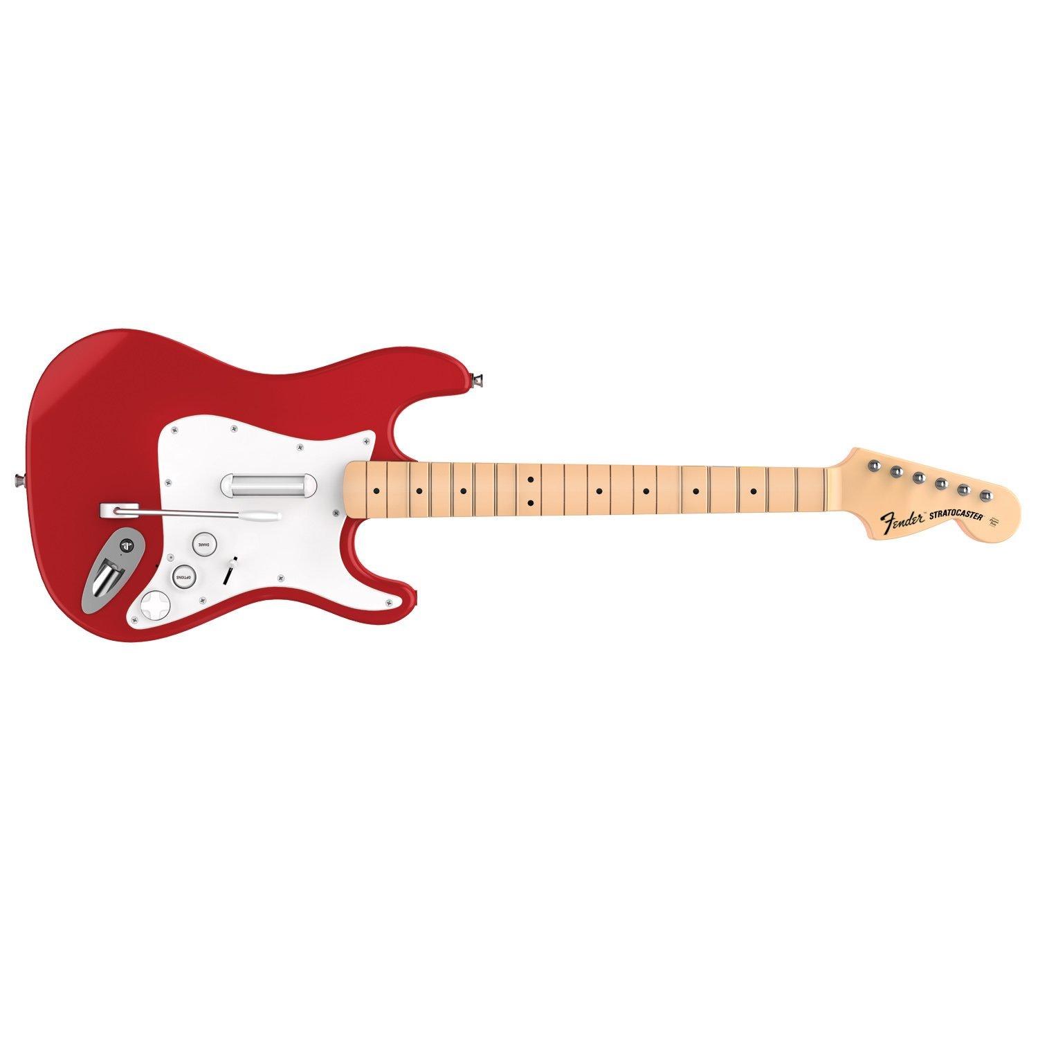 Rock Band 4 Wireless Fender Stratocaster Guitar Controller [Red]