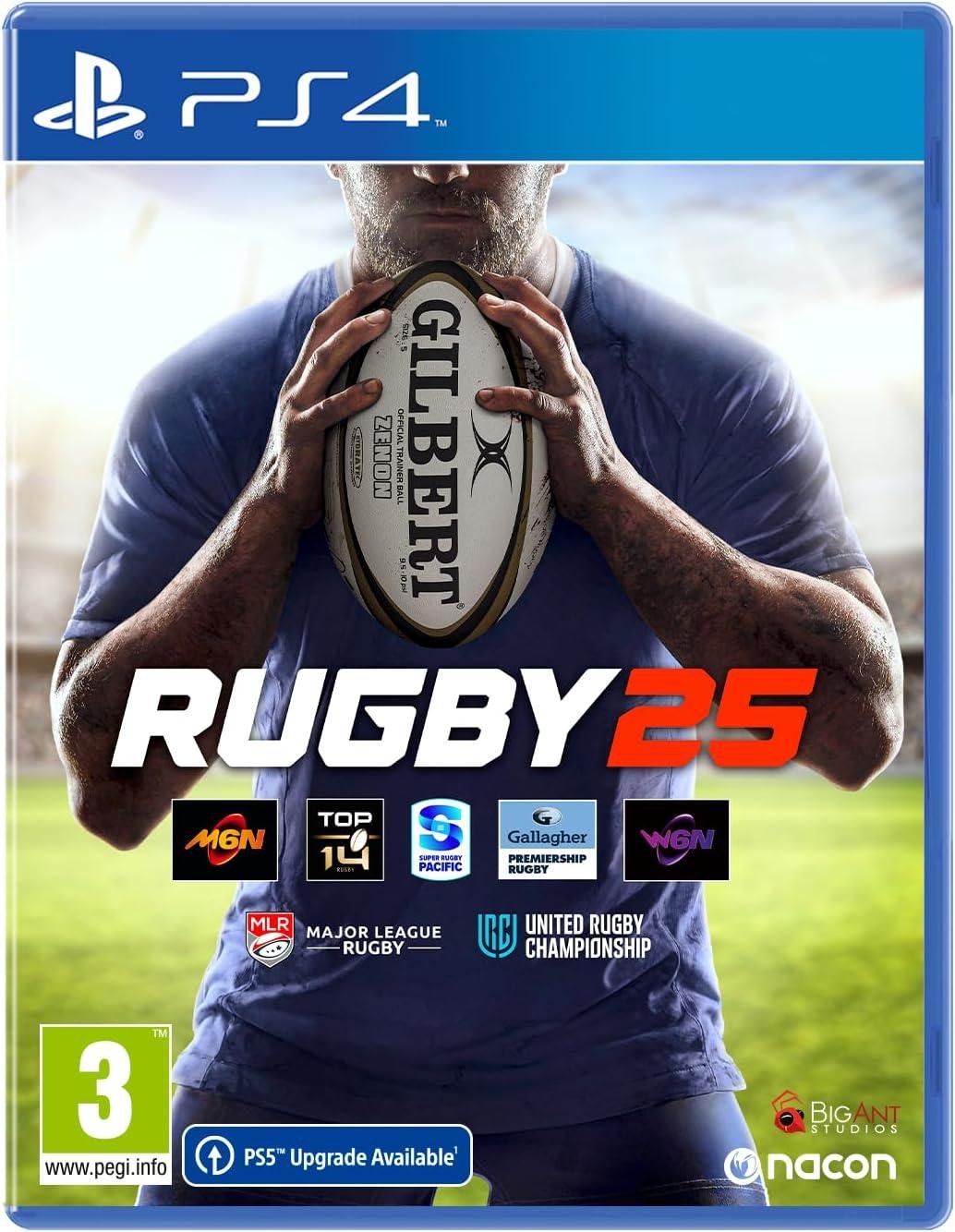 Portada de Rugby 25 para PS4 (PAL España)