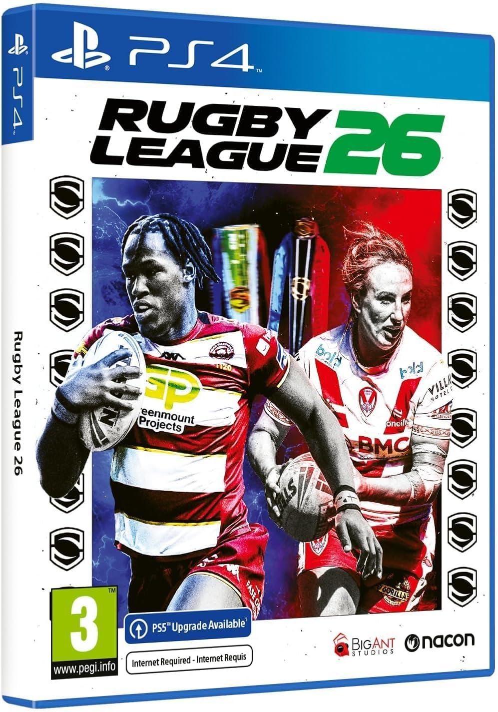Portada de Rugby League 26 para PS4 (PAL España)