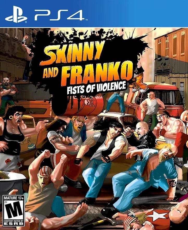 Portada de Skinny And Franko: Fists Of Violence para PS4 (NTSC USA)