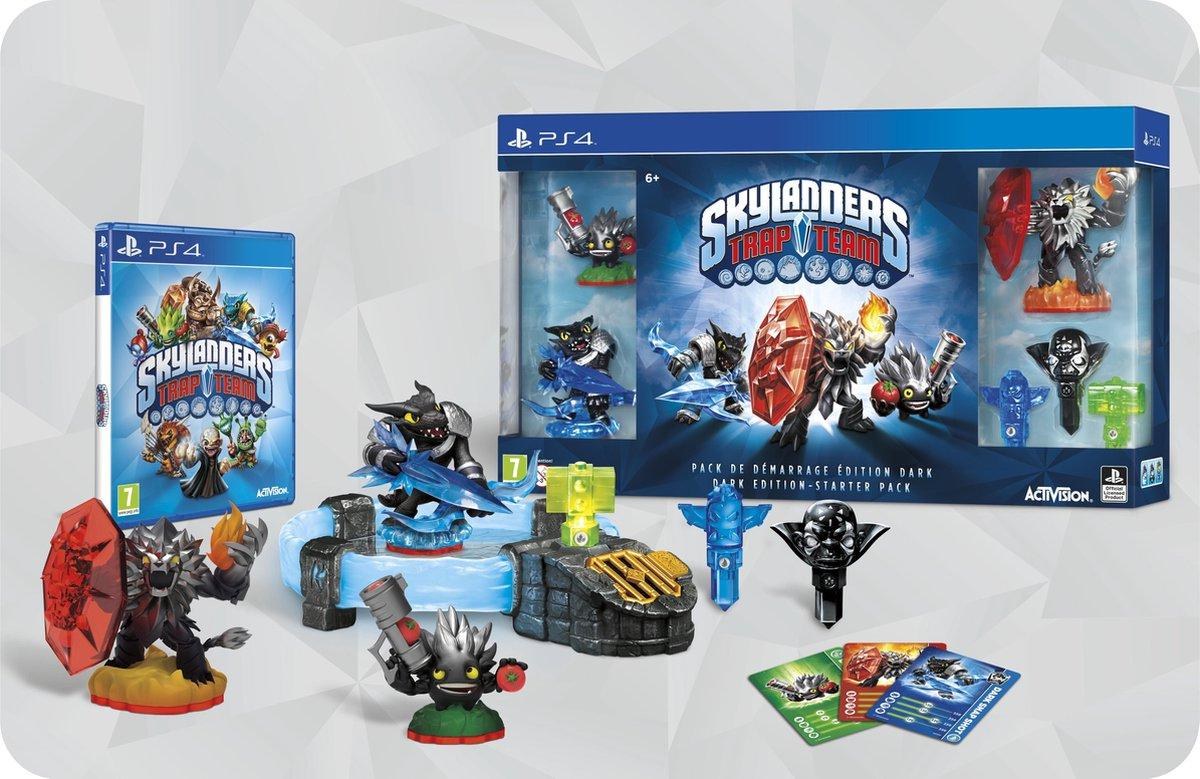 Portada de Skylanders Trap Team Dark Edition: Starter Pack para PS4 (PAL España)