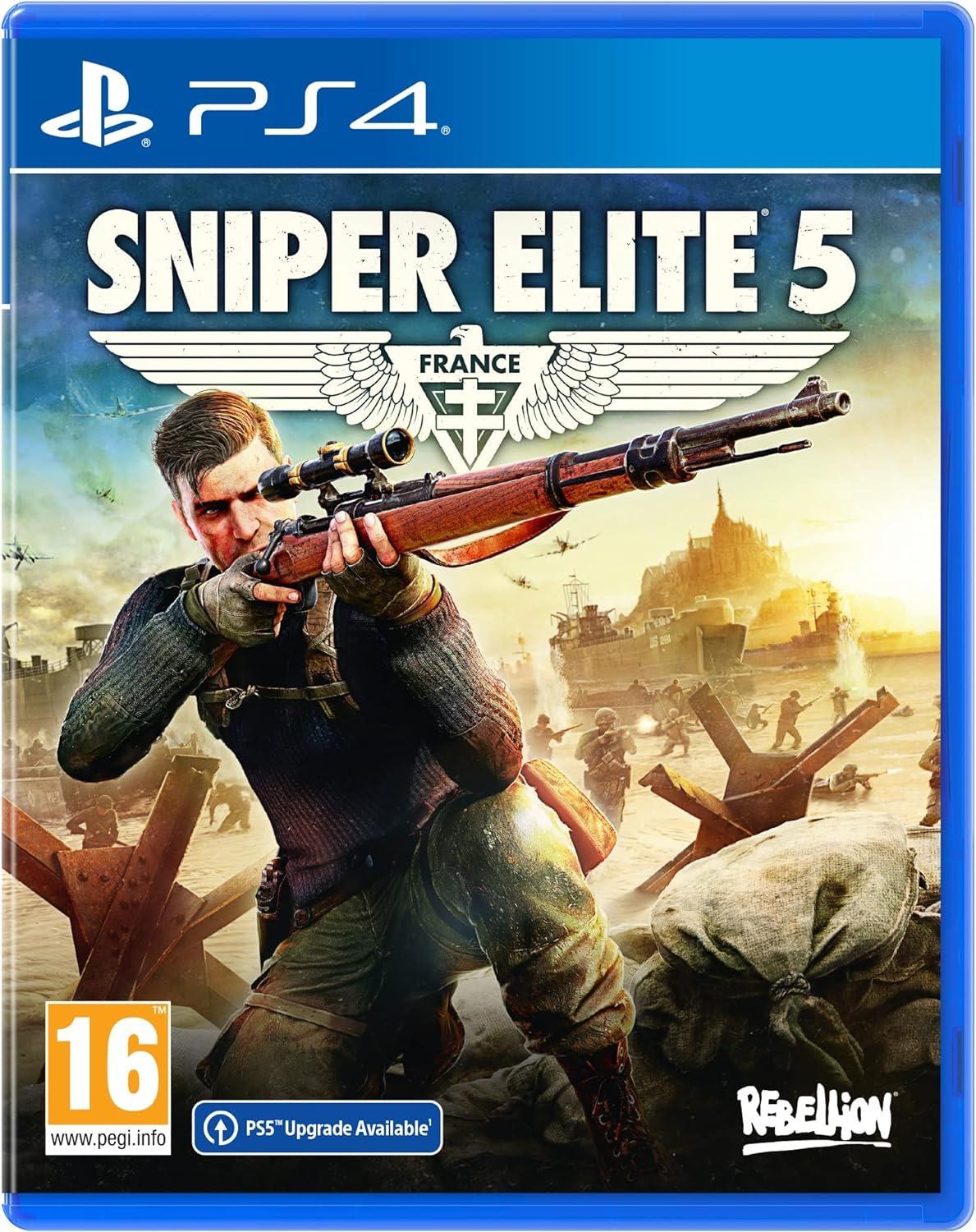 Portada de Sniper Elite 5 para PS4 (PAL España)