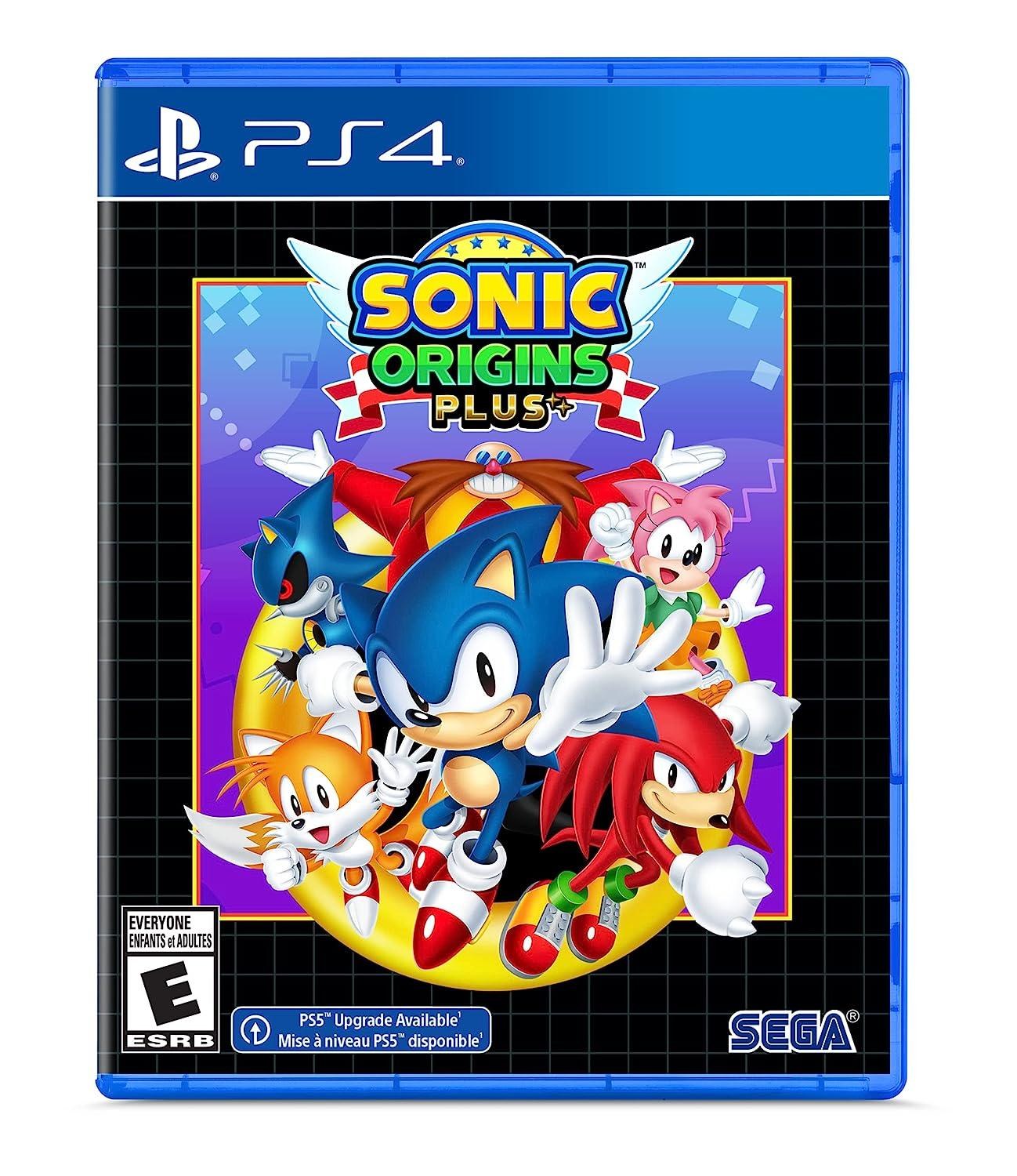 Portada de Sonic Origins Plus para PS4 (NTSC USA)