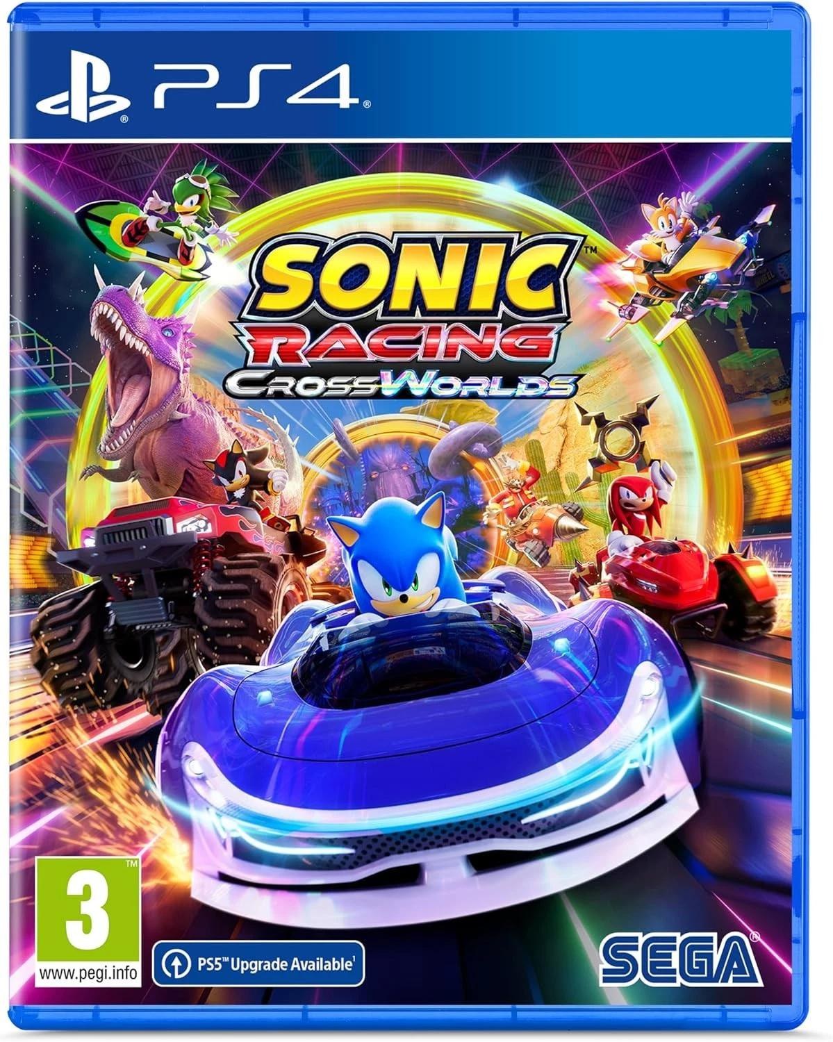 Portada de Sonic Racing: CrossWorlds para PS4 (PAL España)