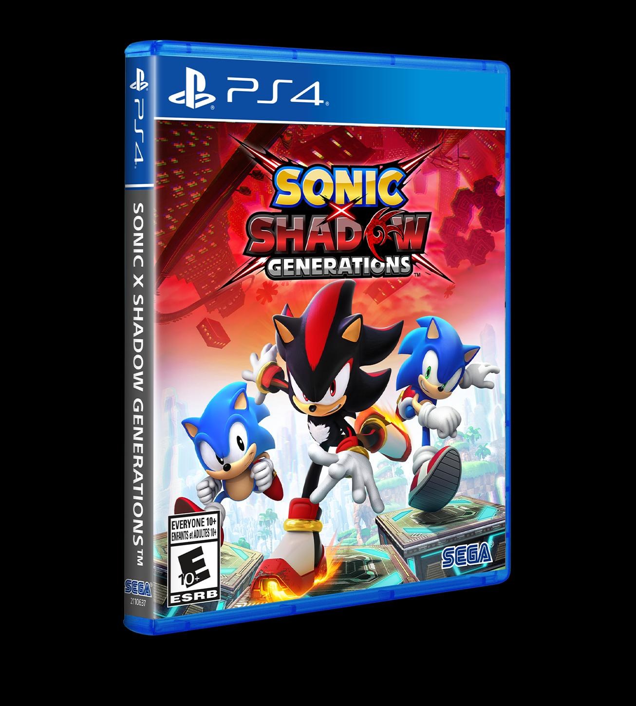 Portada de Sonic X Shadow Generations para PS4 (NTSC USA)